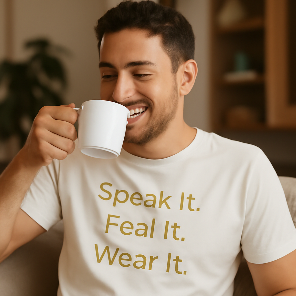 Speak It Feel It Wear It Tee | Manifest Through Style