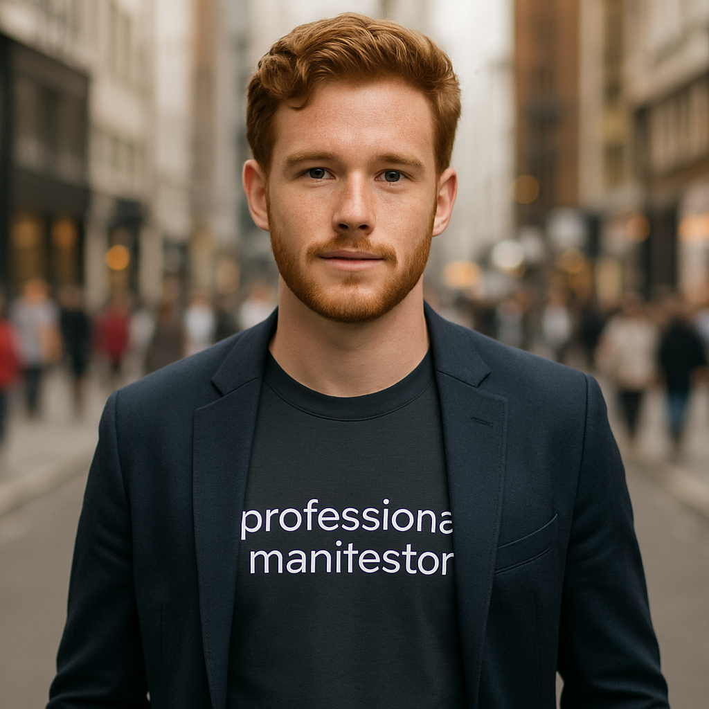 Professional Manifestor T-Shirt | Bold Manifestation Apparel